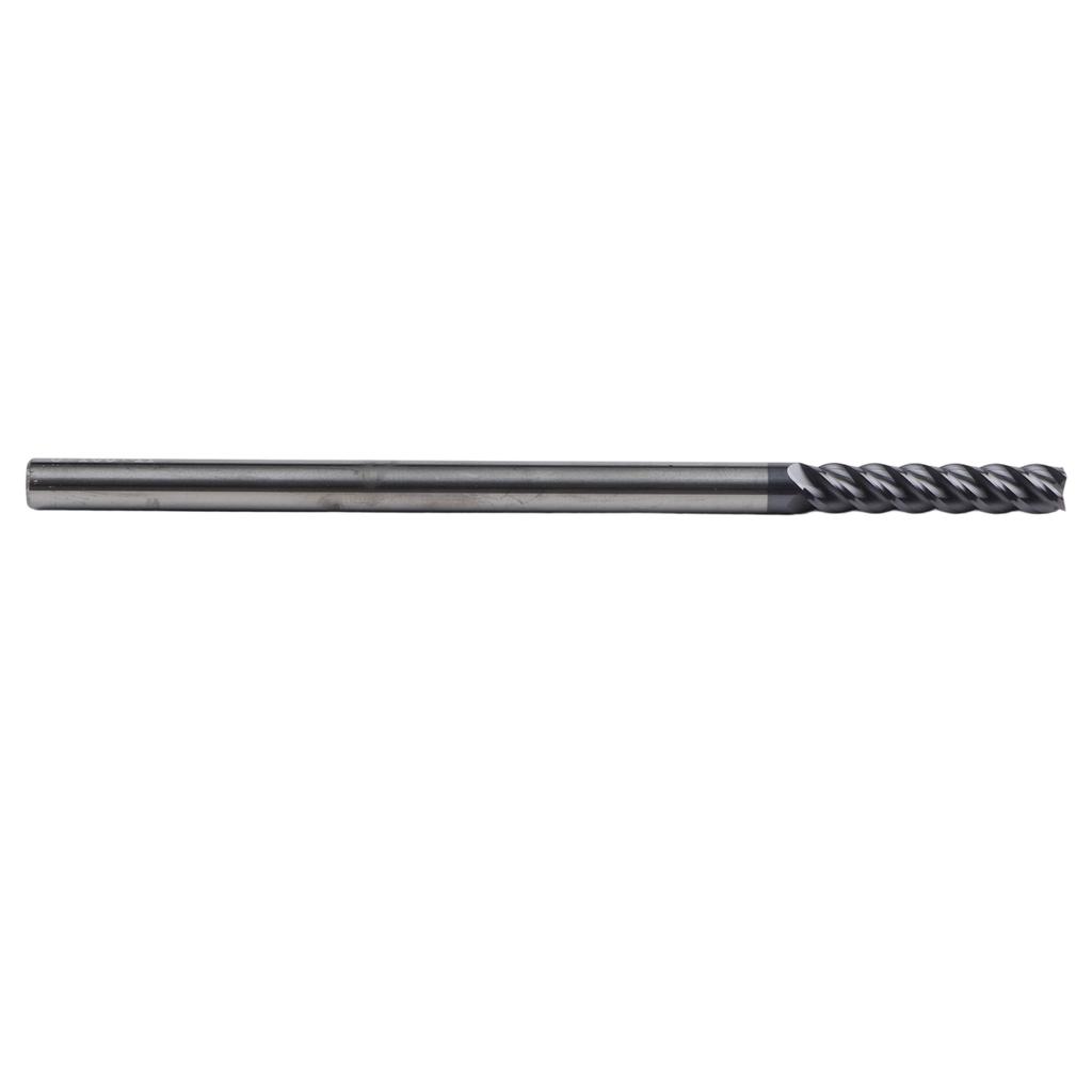 Carbide 5x5Dx End Mill CNC Cutter Tool with 100mm Extra Long Shank and 4 Flutes for Efficient Milling Operations