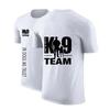 Fashion Men's K9 Team Logo 3D Printed T-shirt Summer Street Trend Fashion Short Sleeve Top Casual Loose Comfortable Round Neck Clothing