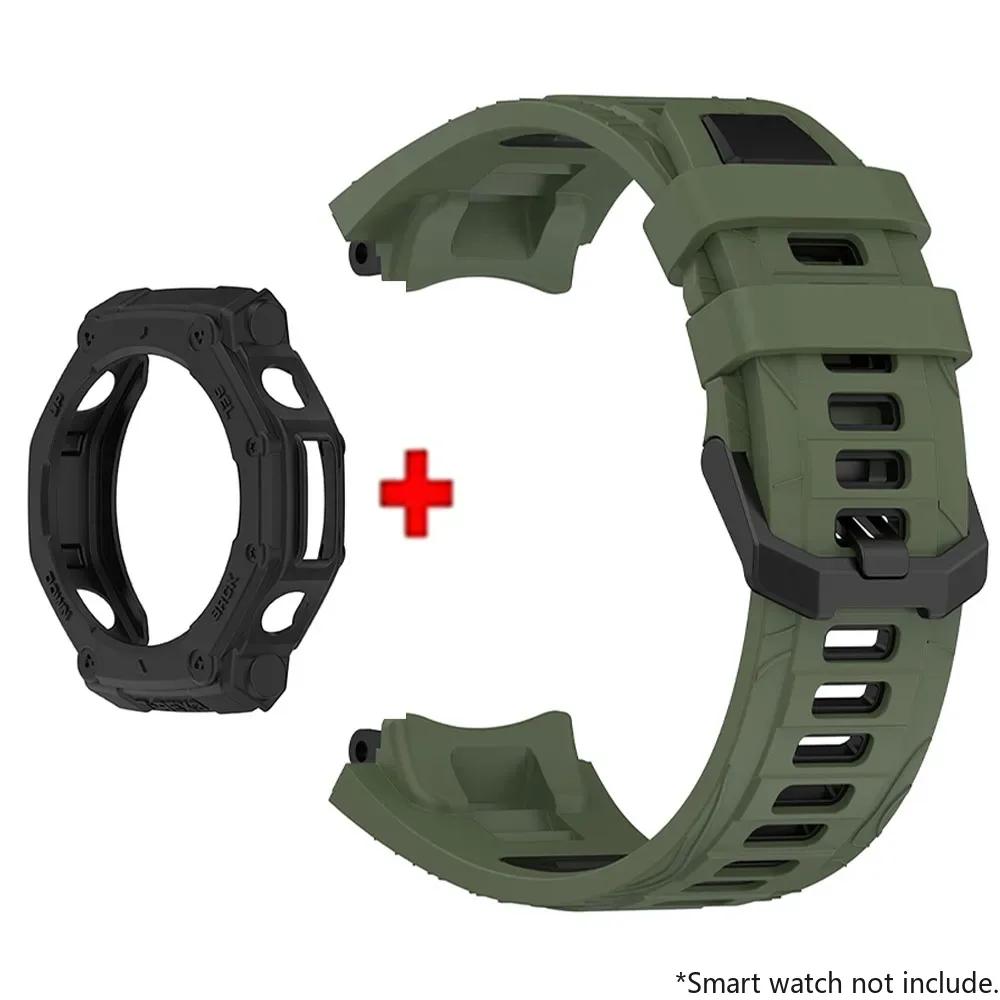 Silikonový řemínek a pouzdro pro chytré hodinky Huami Amazfit T-REX 3 Řemínek Náramek T-Rex3 Sportovní náramek Náramek na zápěstí S nástrojem