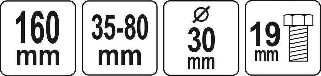 Large ball joint puller YT-06123 YATO