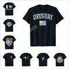 ZX More Design Uruguay Uruguayan Flag Souvenir Gift Camiseta Bandera TShirt For Men Women T Shirt Tops Cotton Tees