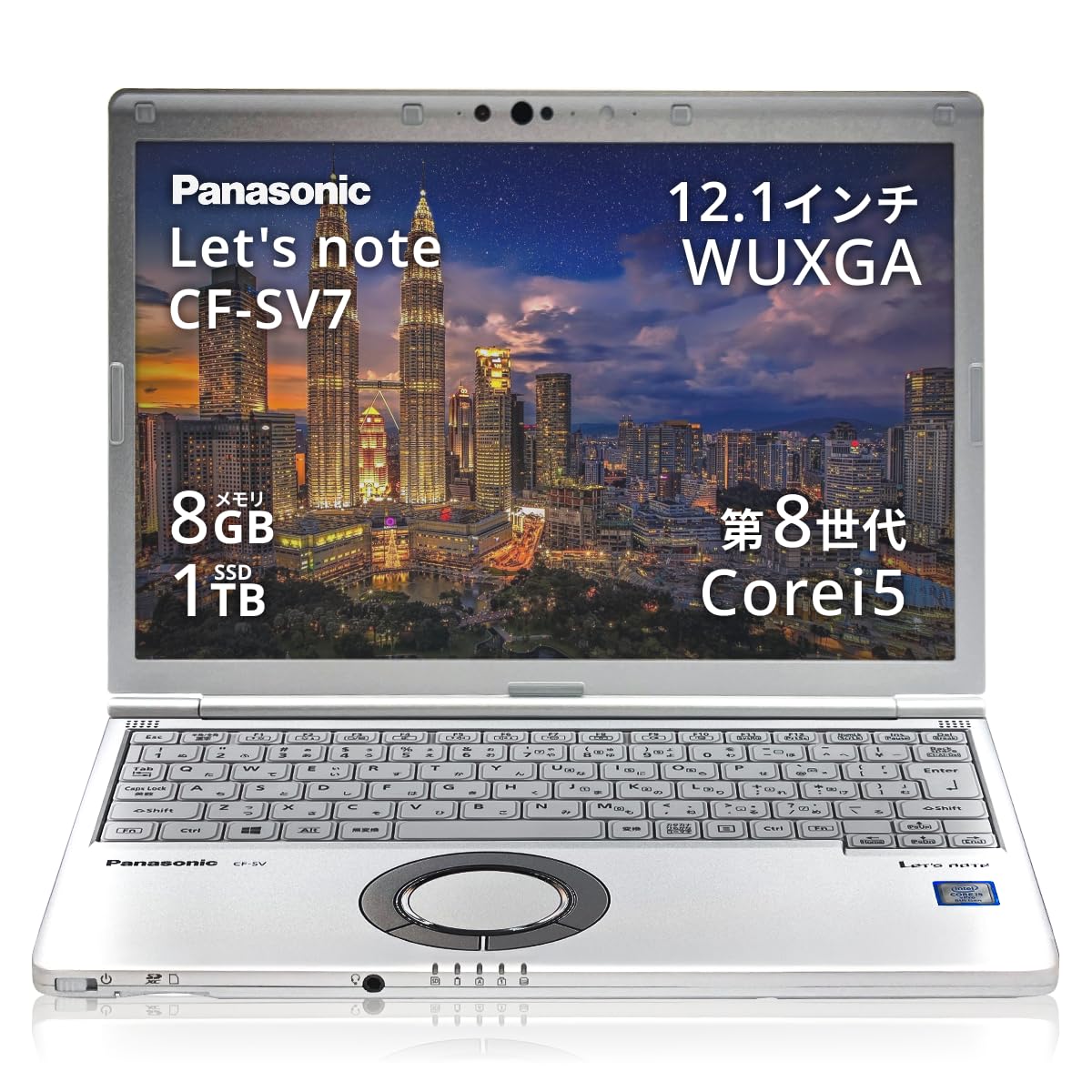 

Used Panasonic Note Windows 11 Pro Laptop with Battery Life Guarantee Used PC 8th Generation Core i5 8GB Memory WUXGA Display Lightweight and Design