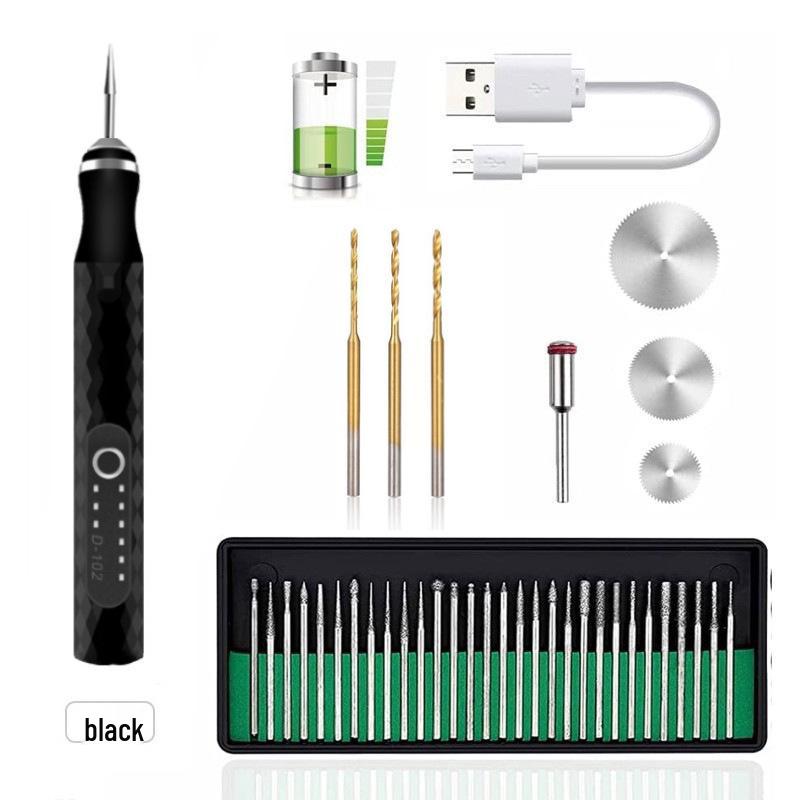 Electric Grinder Pen: Handheld Carving, Polishing & Engraving Tool for Jade & Wood