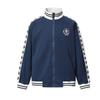 Unisex Vintage Americana Sporty Hoodie Jacket Loose Fit Zip-Up Sweatshirt Campus Casual Wear