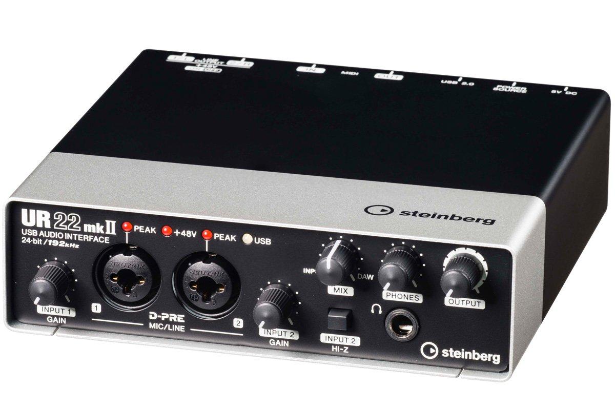 

Steinberg Steinberg 2x2 USB2.0 24 бит 192 кГц Аудиоинтерфейс UR22mkII