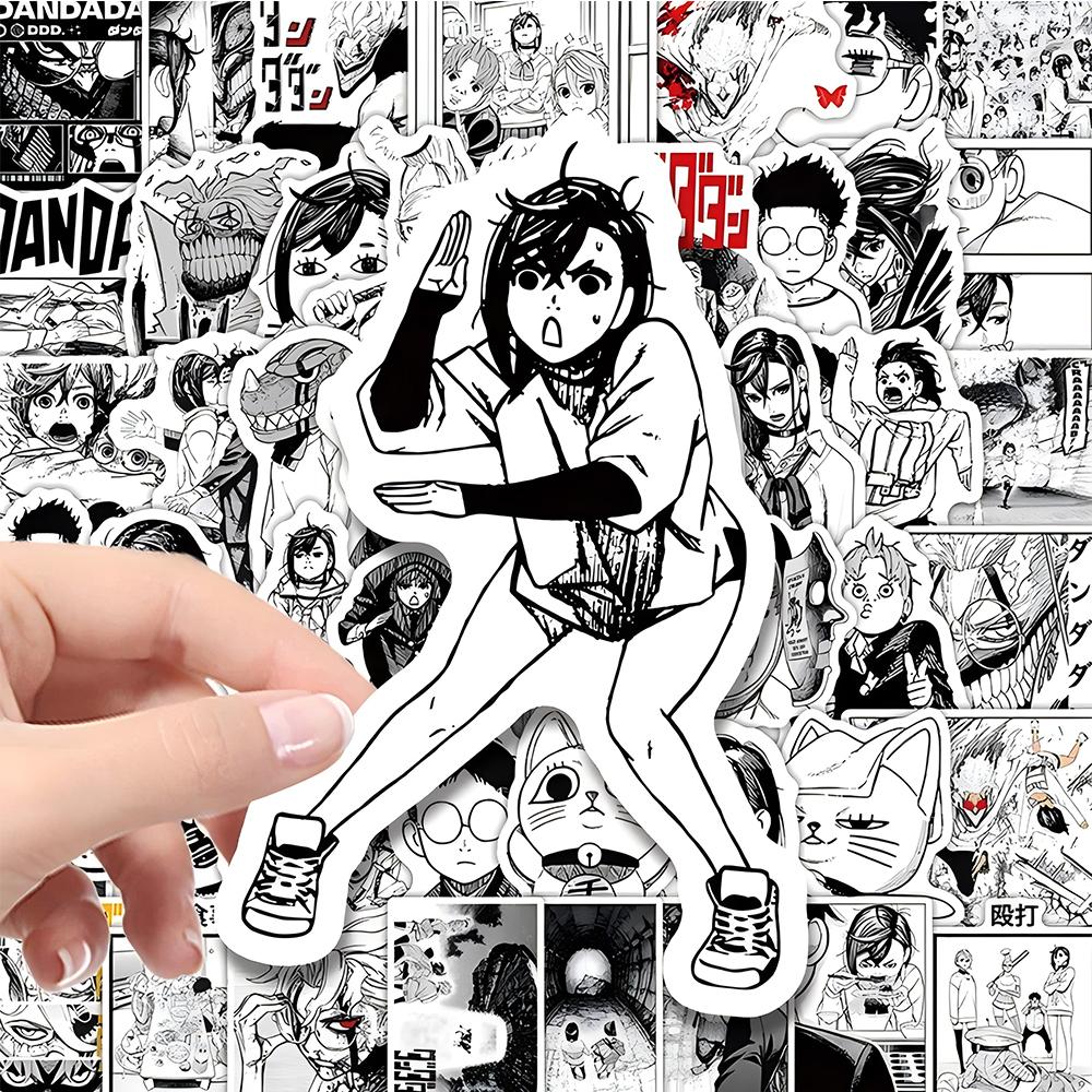 10/30/50pcs Momo Ayase Dandadan Anime Stickers Funny Okarun Cartoon Sticker Laptop Skateboard Phone Graffiti Decals Toys