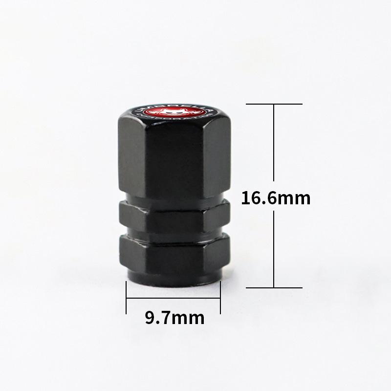 Tire Caps Personalized Valve Caps Stainless Steel Air Caps 4 Pack