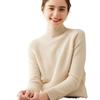 2024 Autumn/Winter Women's Plus Size Cashmere Sweater - Thick, Solid Color, Raglan Sleeve Knitwear Base Layer.
