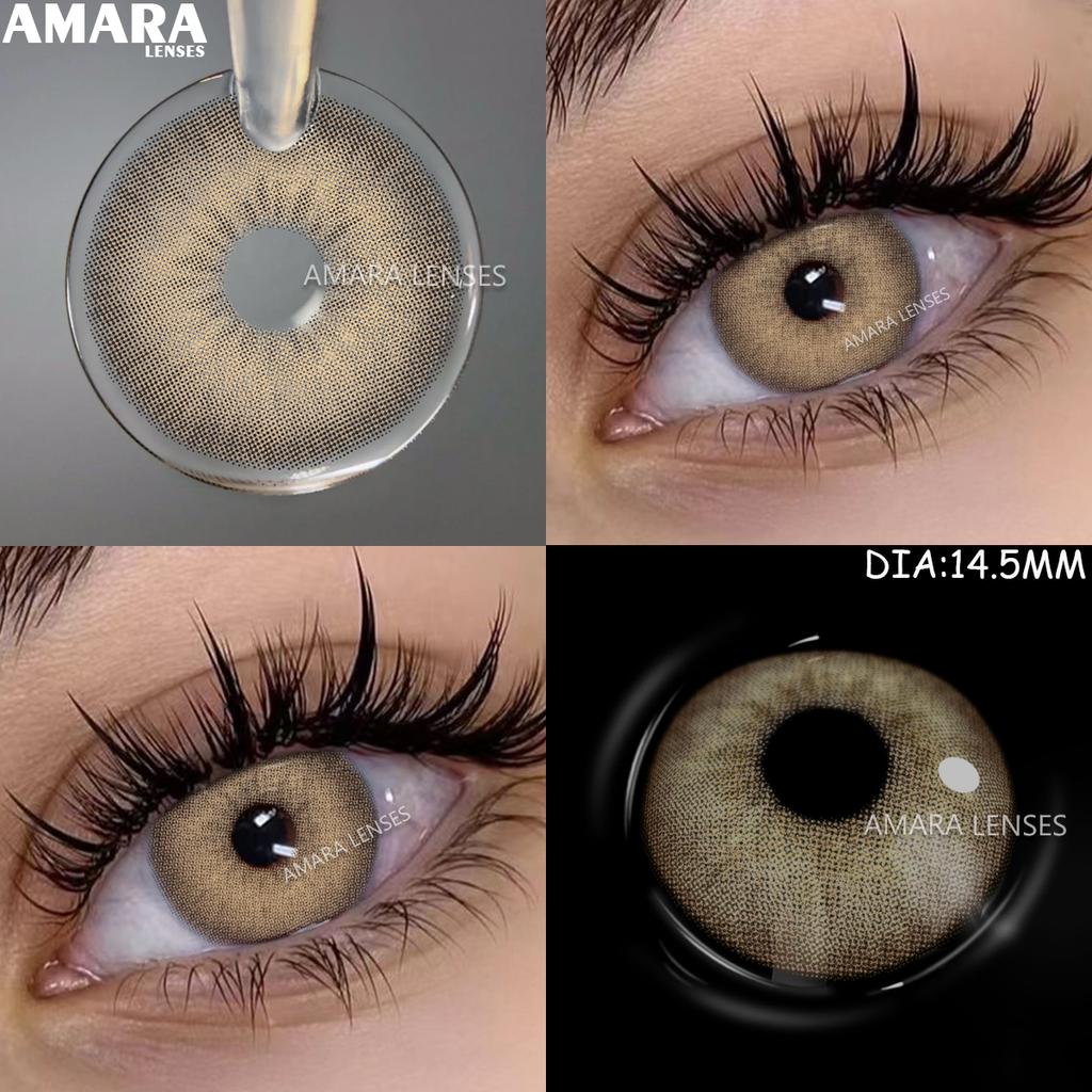 EYESHARE Natural Green Contacts Lenses for Eyes Brown Colored Lenses Gray Pupils Blue Lenses Yearly Colorful Makeup Eye Contact