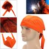 Schweißkappe Schweißer Schutzkappe Schweißhelm Baumwoll-Abdeckkappe Schal Tragen Flammhemmend Mode Verstellbares Bandana-Typ