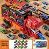 Dinosaur Deformation Toy Car Set - Triceratops & Tyrannosaurus Rex
