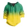 Printed Men's Cotton And Linen Shirt Hooded Long-sleeved Hooded Spring And Summer Casual Daily Wear