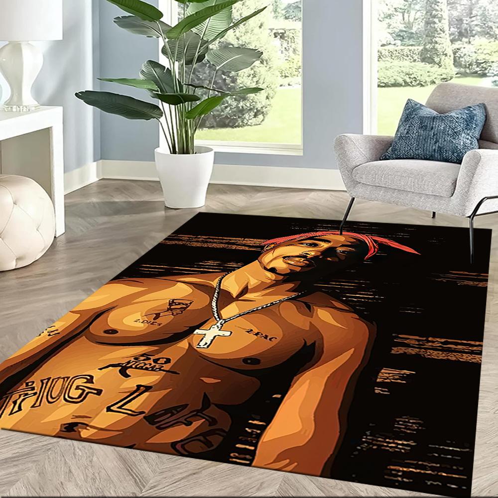 Dj Ardy Tupac Remix Square rugs are a great choice for living rooms, bedrooms, home décor, and as gifts.