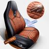 Premium 5-Seat Full-Cover Car Seat Covers - Suede Fabric & Soft Napa Leather, Durable Skin-Friendly Fit for Sedan/SUV/Truck