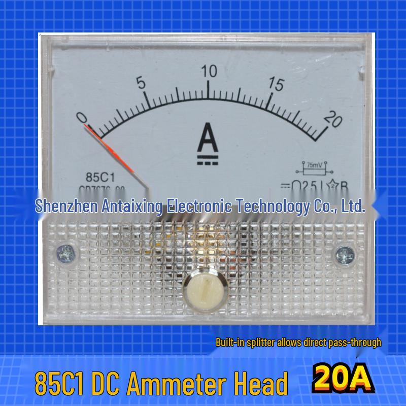 85C1 DC Zeiger-Amperemeter: 50mA-10A Bereich