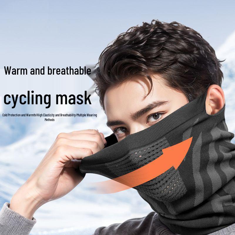 Winddichte Warme Rad-Gesichtsmaske & Nackenwärmer für Outdoor-Sportarten - Herbst/Winter Atmungsaktiver Schal für Männer & Frauen