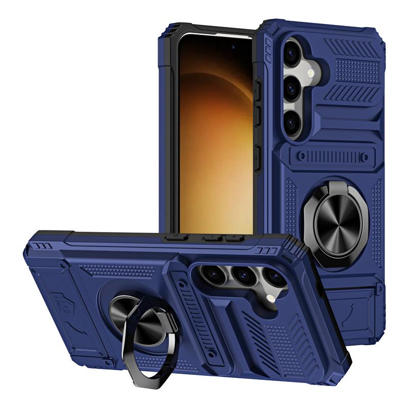 Samsung S25FE Phone Case with Card Slot, Compatible with A17, A26, A56, S24, A25, A35, S23+