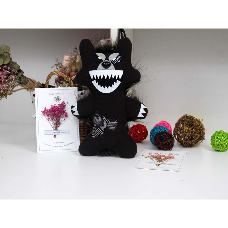 Five Fnaf Nights At Freddys Purple Brown Black Bear Plushie Toy Gift Xmas