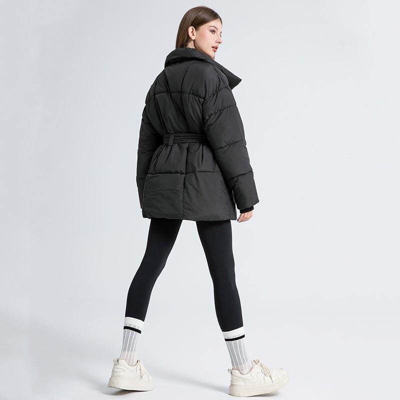 Podzim Jaro Zima Bavlna Vycpané oversized svrchní oděvy dámská ležérní volná bunda Kabát