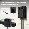 Plastic 12V 30A Push Pull Switches 264346-10 Replacement Pre Wired for Easy Installation In Cars Trucks & Marine Equipment