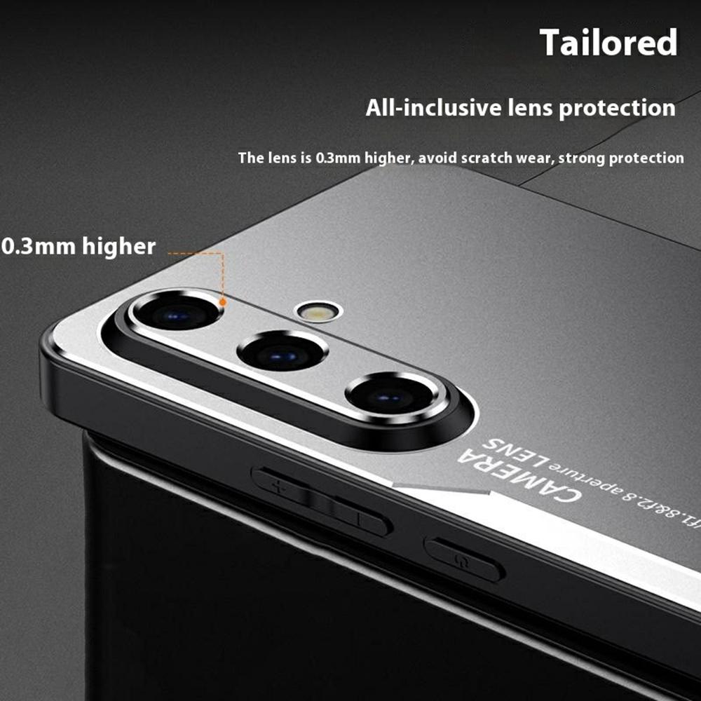 Pro Samsung Galaxy S25+ Pouzdro na telefon Hliníková slitina TPU PC Zadní kryt