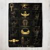 Ancient Egyptian Civilization Thin Blanket The Ancients Daily Printed Warm Throw Blanket for Sofa Bedroom Office Plush Quilt