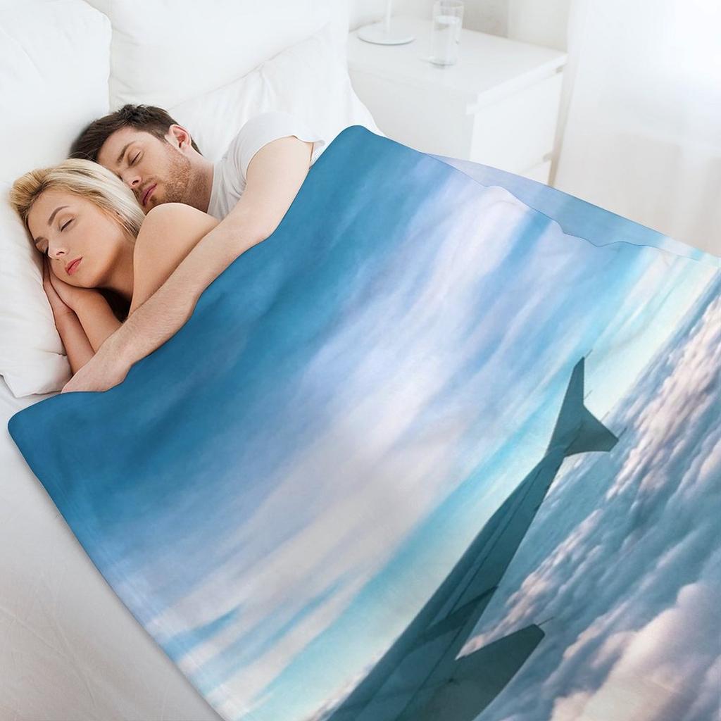 Airplane Mode Throw Blanket Blankets and Throws Shaggy Luxury Designer Thermal Blankets