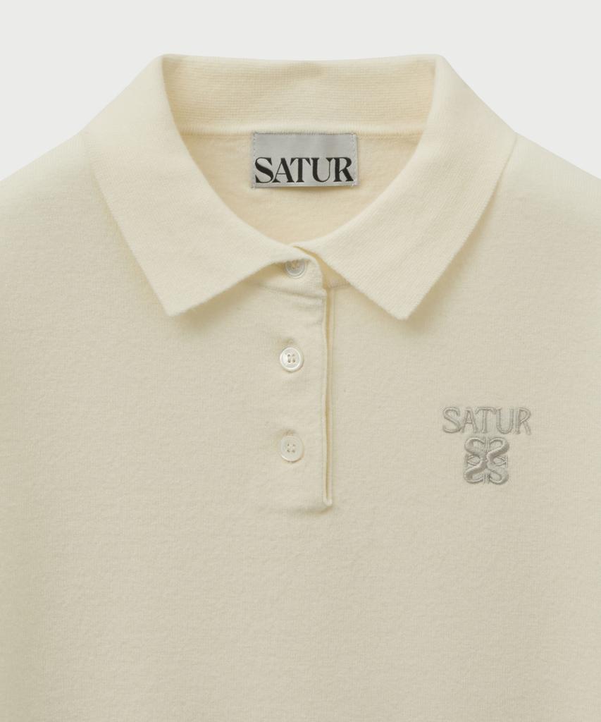 Seteo (W) Basic Polo Knit Cream
