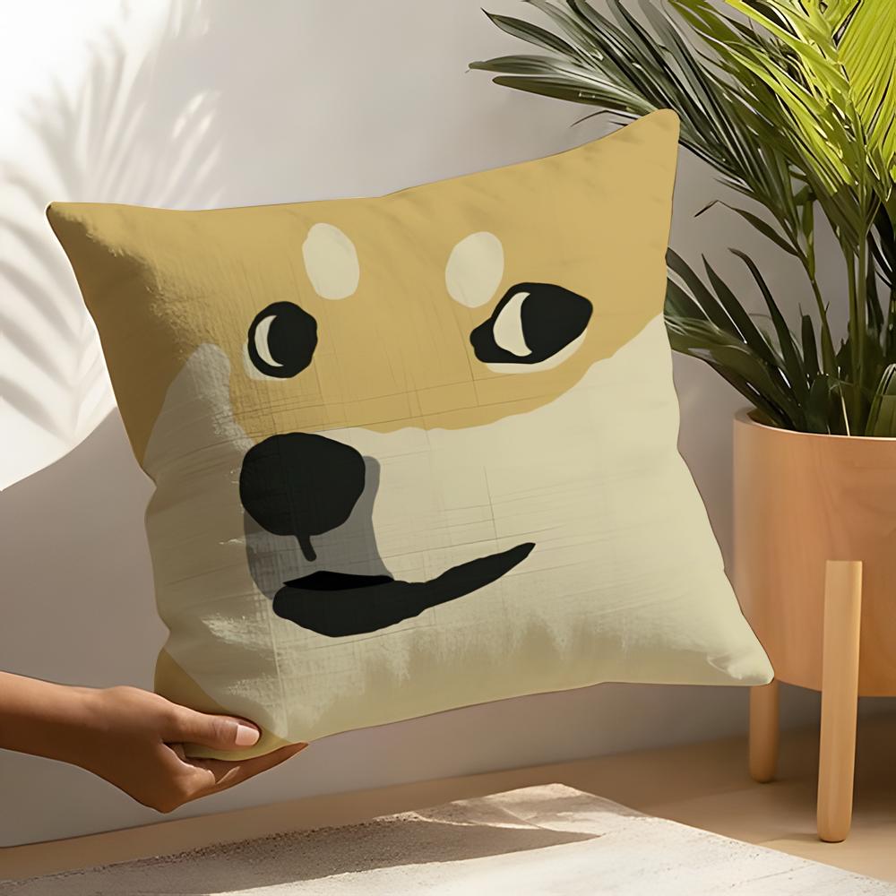Dog-Themed Memes Are Trending Online Pillow Case Home Living Room Decoration Linen Pillowcover Pillow Cases Cushion Cover