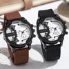 Genuine Stylish Men's Multi-Functional Waterproof Quartz Watch with Large Dial