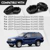 4pcs Front Upper&Lower Spring Isolator Kit 52088257 52088401 K160040 K160041 for Jeep Grand Cherokee 1999-2004 Suspension Parts