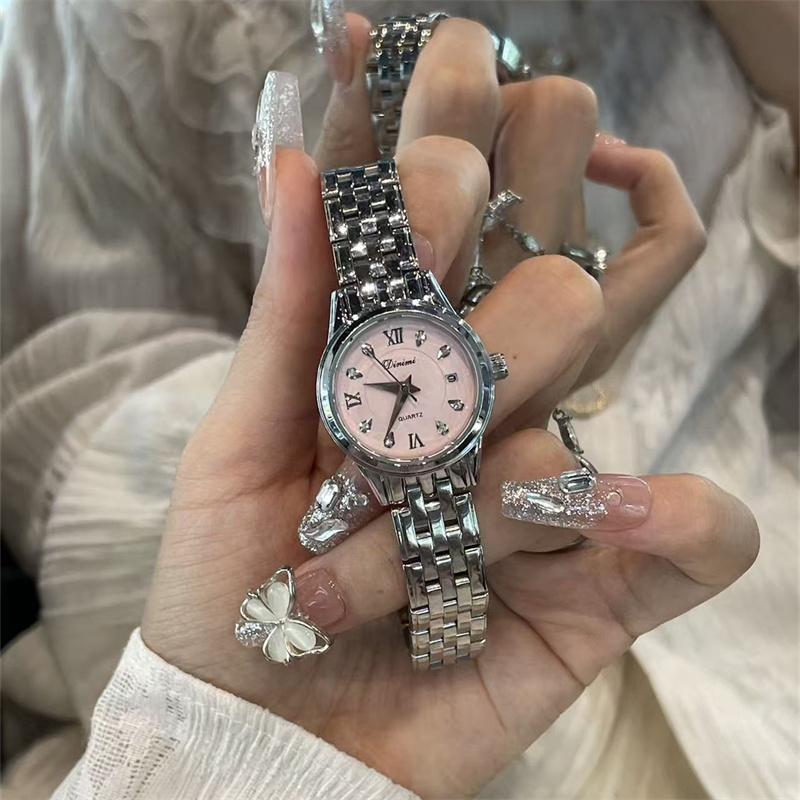 High-end high-quality watch art casual fashion design business new metal quartz watch ladies surprise gift
