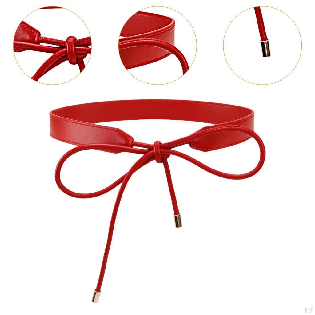 Leather Waist Belt for Women's Coat Blouse