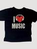 Love Pattern Printed Y2K Tops, 'S Equipment, Casual Wear, Daily Dress, Retro Aesthetics, Harajuku Fa