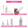 50ML Pet Nursing Feeding Bottle Set with 3 Nipples and 1 Cleaning Brush Pet Nurser Bottle Kit