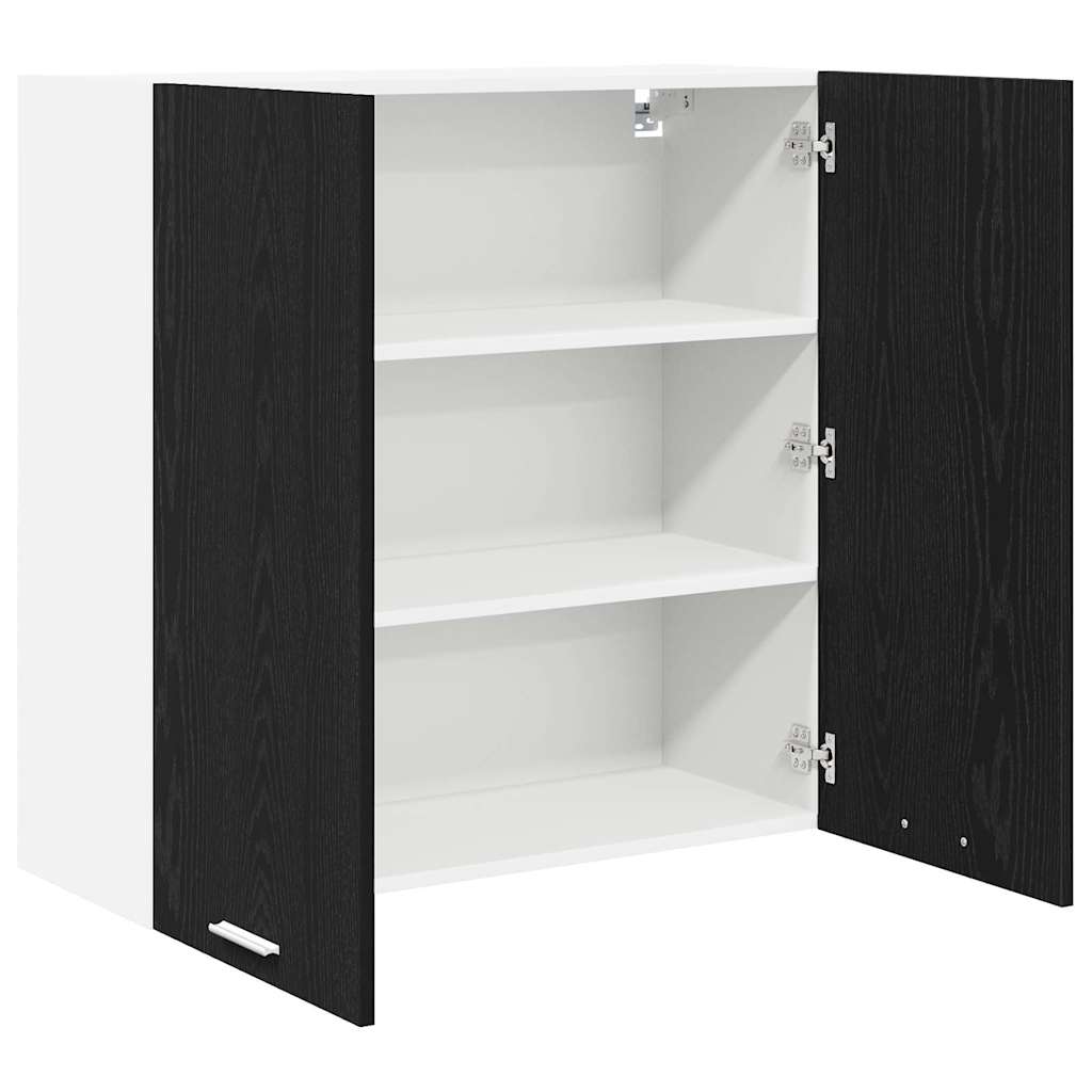 Hanging Cabinet Black Oak Look 80 X 31 X 80 Cm Particleboard