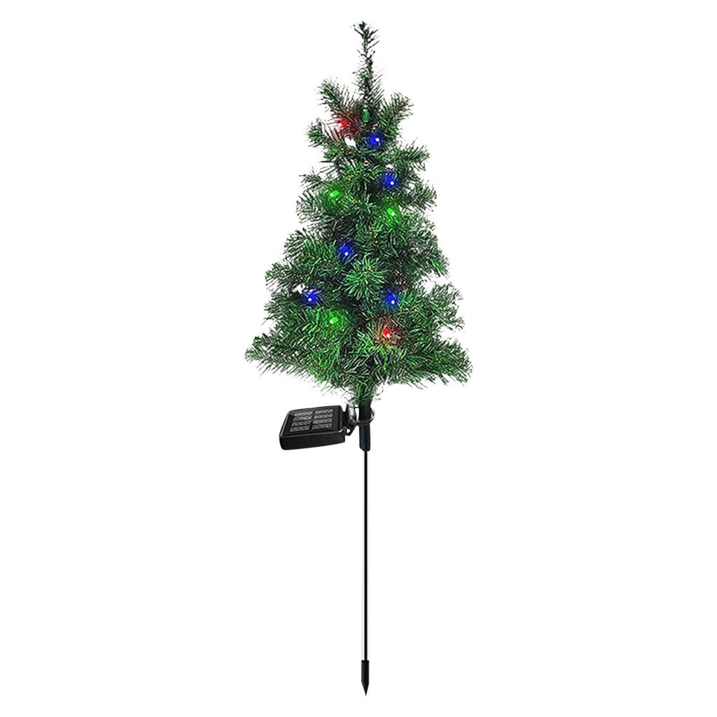Solar Christmas Tree Light Outdoor Courtyard Decoration Light Garden Ground Insertion Light Christmas Light