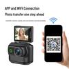 Thumb Panoramic Sports Camera: Outdoor Cycling, Anti-Shake, Detachable, Magnetic, WiFi Recording