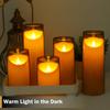 3Pcs/set LED Candle Light Electronic Battery Flickering Fake Tealight with Remote Control Timer for Christmas Wedding LED Lights