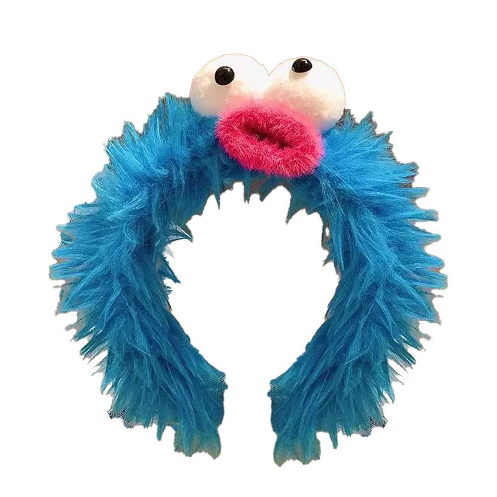 Funny Plush Doll  Headband Hair Hoop Wash Face Makeup Accessories Cute Hair Hoop