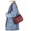 Ladies' Soft Leather Large Capacity Crossbody Shoulder Bag