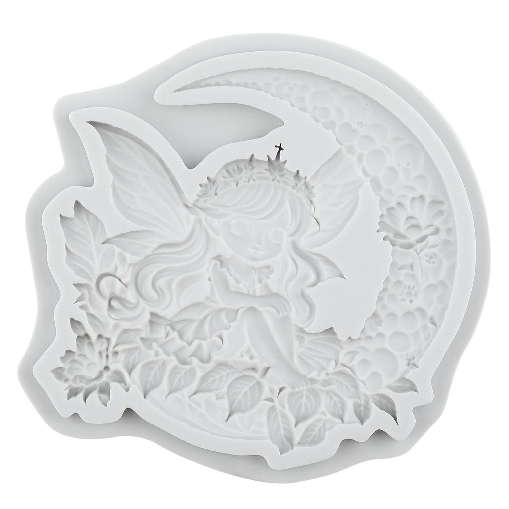 Butterfly Fairy Silicone Molds Flower Fairy Fondant Mold Cake Decorating Tools Cupcake Topper Candy Resin Clay Chocolate Gumpaste Mold