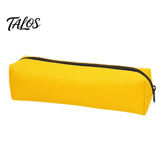 Wide-mouth Zipper Pouch Oxford Pencil Case, Large Capacity Pen for Students, Nylon Fabric Bag Simple Stationery Office School Travel Storage Case