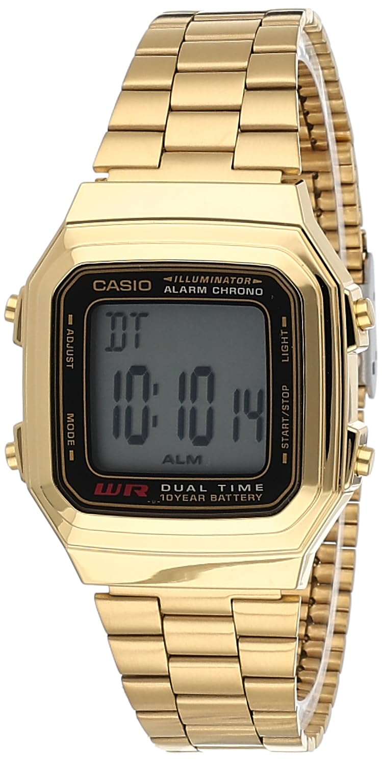 CASIO Digital Overseas Model Gold Imported Product Watch, A178WGA-1ADF, [Watch], [Used]