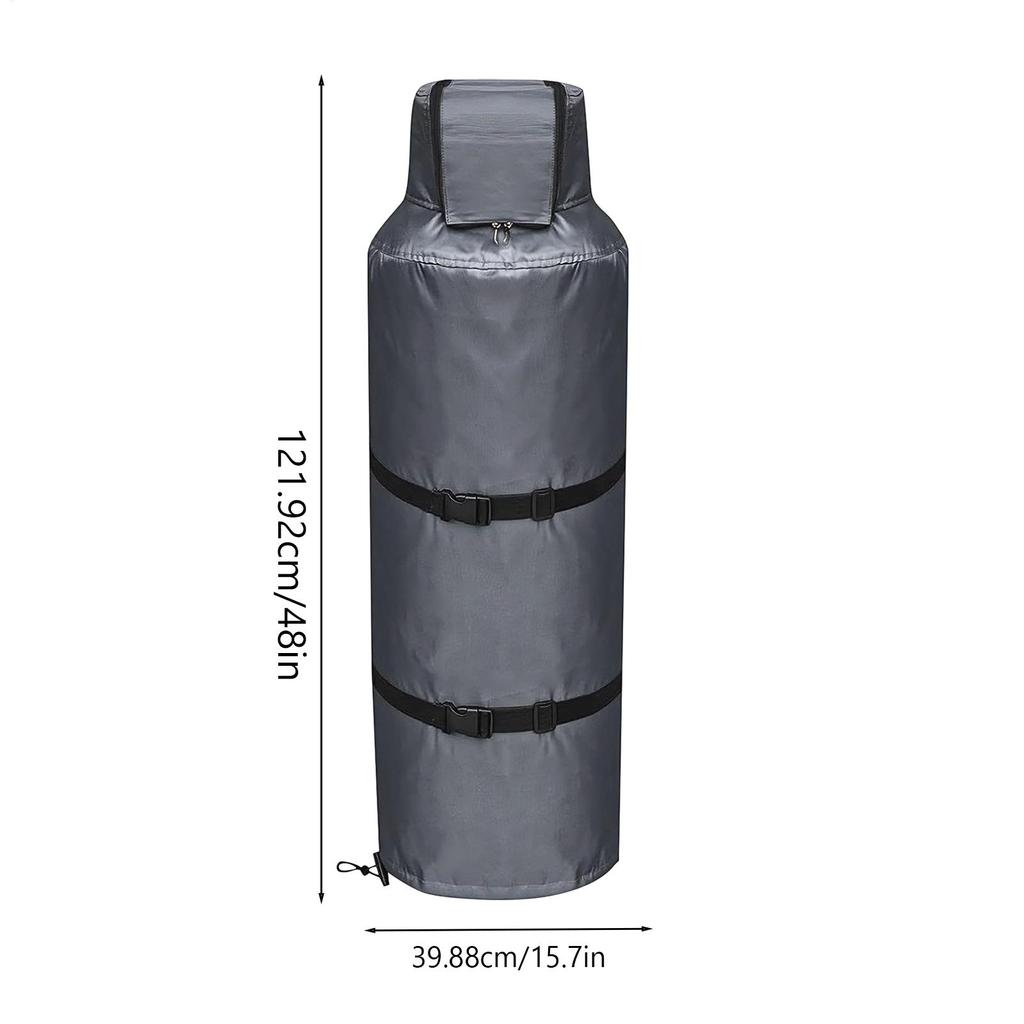 100lb Propane Tank Cover Insulated Waterproof Dustproof Protection for Gas Cylinder BBQ Grill Outdoor Camping Winter Storage