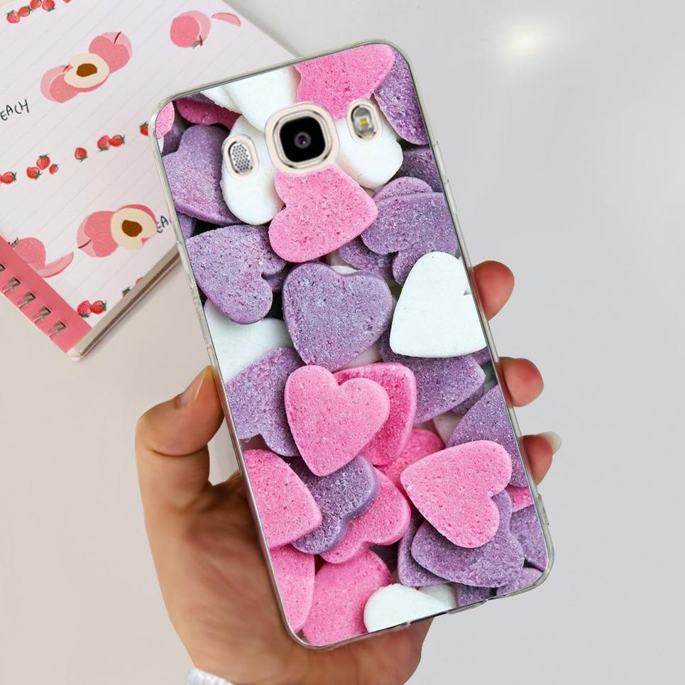 For Samsung Galaxy J5 2016 J7 2016 Phone Case Smiling Astronaut Painting Clear Housing On Samsung J7 2016 J 5 7 Galaxy Bumper