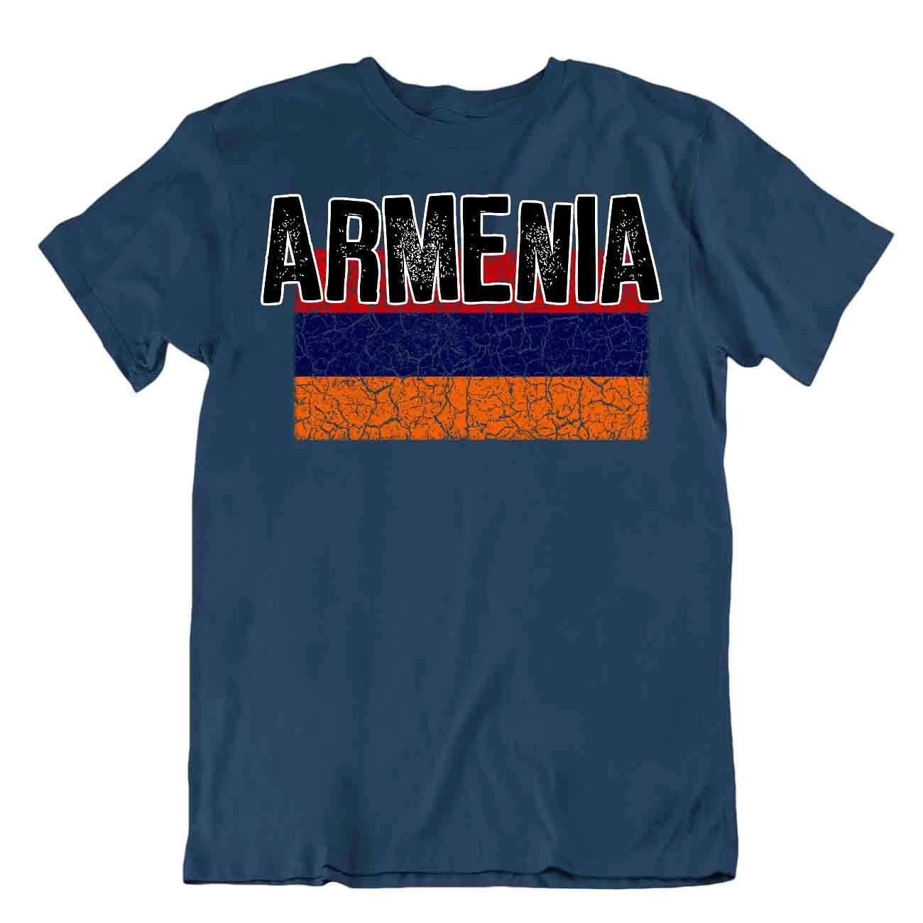 Flag T-Shirt Armenia Fashion Country Souvenir Gift Tee Pride logo S