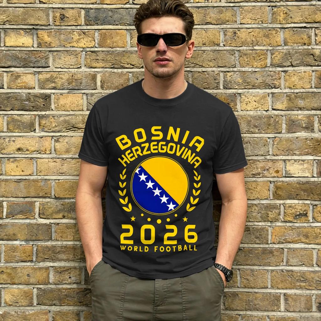 Bosnia And Herzegovina 100 Cotton T Shirt For Unisexs Summer Streetwear T Shirts Oneck Hipster Tees Plus Size Cheap Clothing