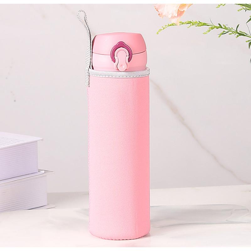 550ml Portable Neoprene Vacuum Cup Sleeve Water Bottle Cover Insulator Sleeve Bag Glass Bottle Case Pouch Sport Camping Accessor