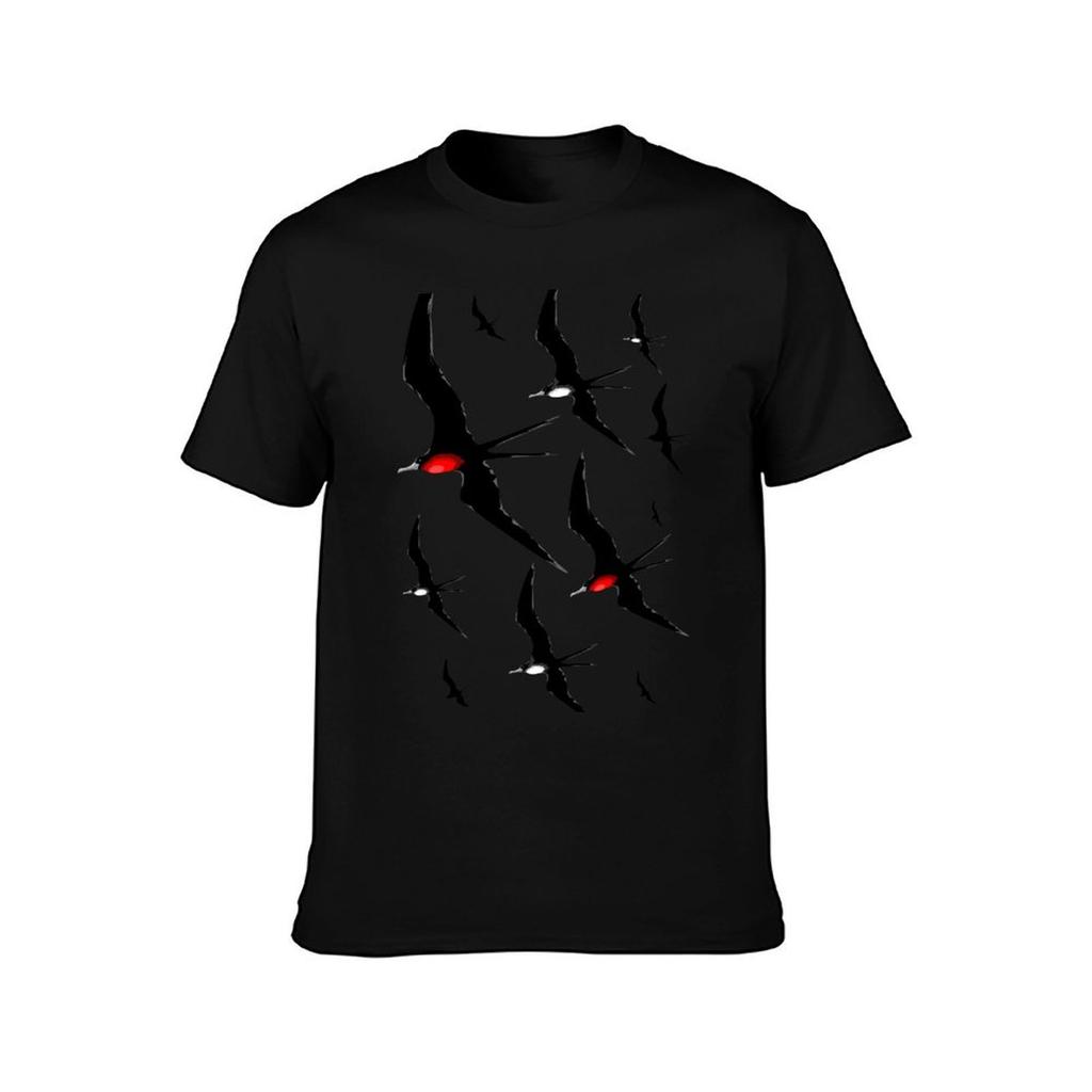Frigate Birds Majestic Flight TShirt Abstract Pattern Print Top